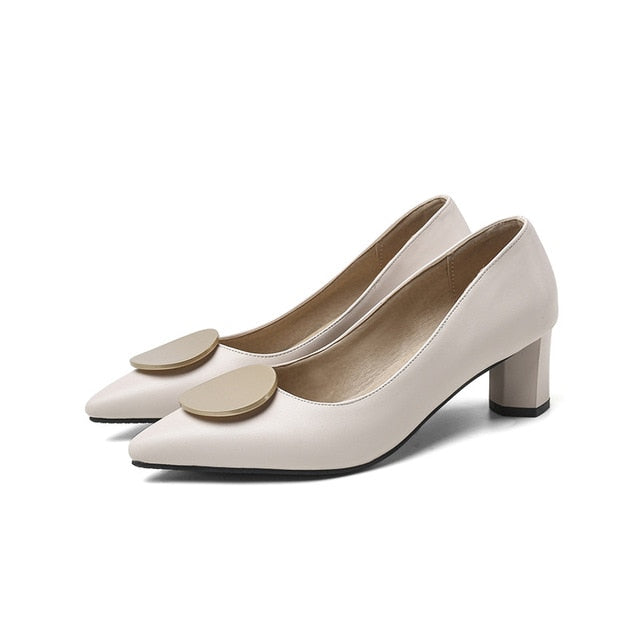 Meotina High Heels Women Pumps Fashion
