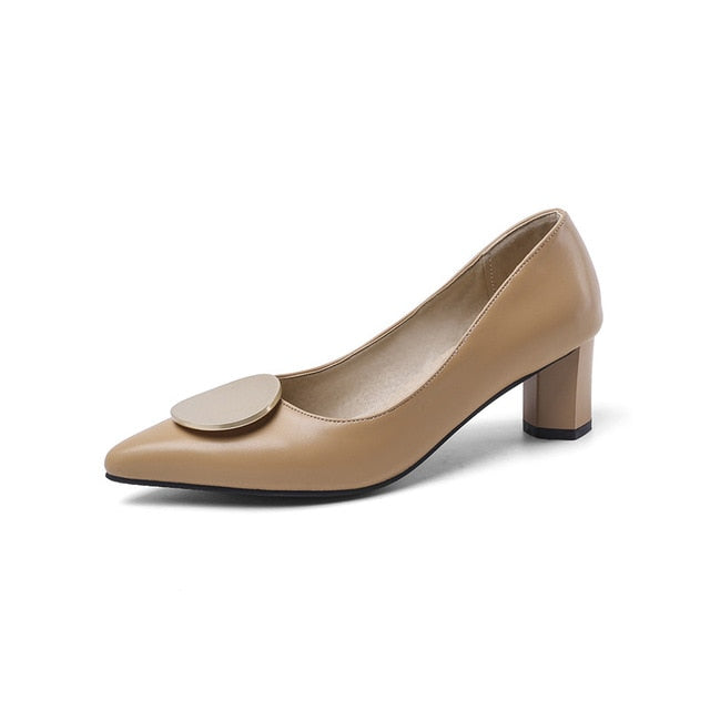 Meotina High Heels Women Pumps Fashion