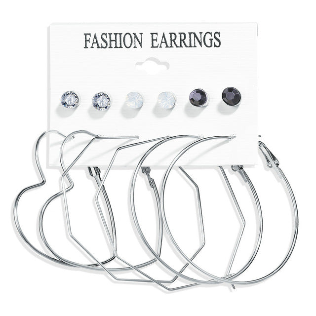 2020 Women Earrings Set Acrylic Pearl Earrings For Women Acrylic Earrings New Set Bohemian Leopard Tassel Stud Earrings Jewelry