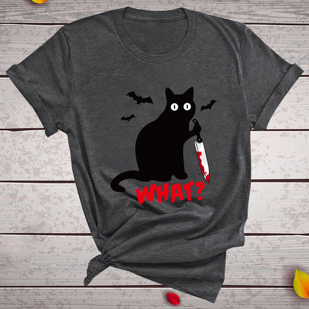 T Shirt Short Sleeve Halloween Tops Tees