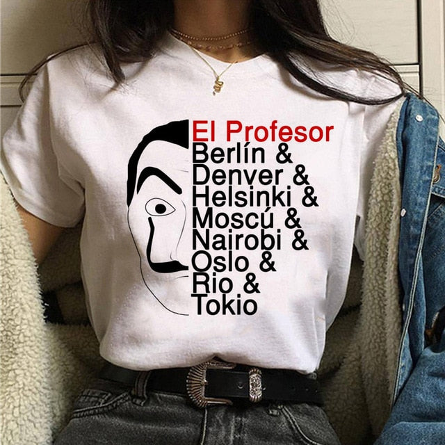 Maycaur The House of Paper T Shirt
