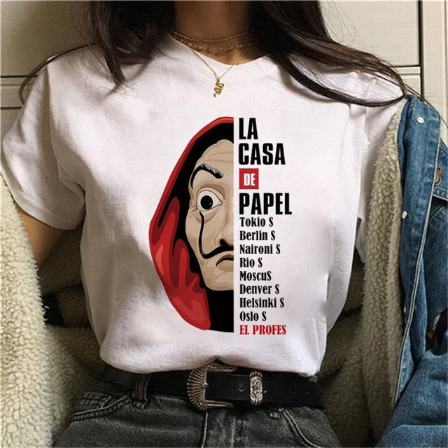 Maycaur The House of Paper T Shirt