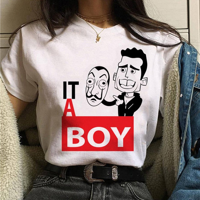 Maycaur The House of Paper T Shirt
