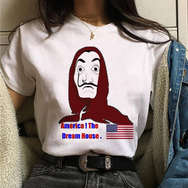 Maycaur The House of Paper T Shirt