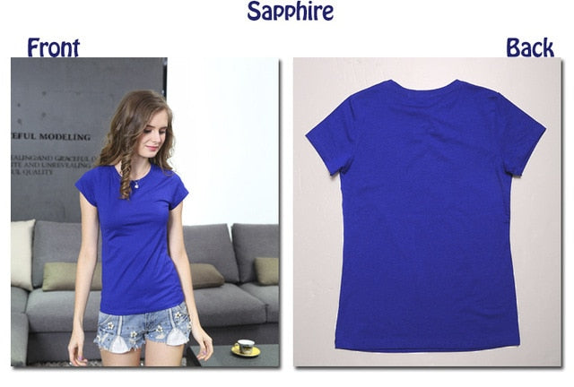 High Quality 18 Color S-3XL Plain T Shirt