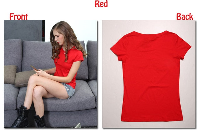 High Quality 18 Color S-3XL Plain T Shirt