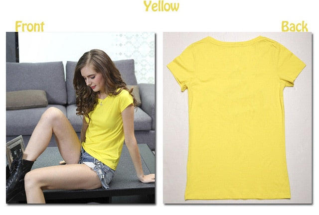 High Quality 18 Color S-3XL Plain T Shirt