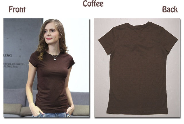 High Quality 18 Color S-3XL Plain T Shirt