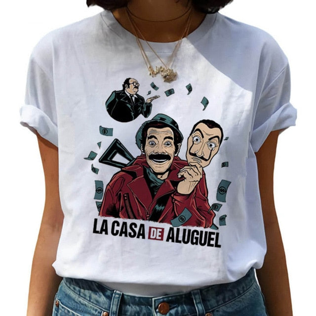 New Money Heist Harajuku T Shirts