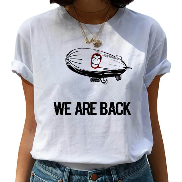 New Money Heist Harajuku T Shirts
