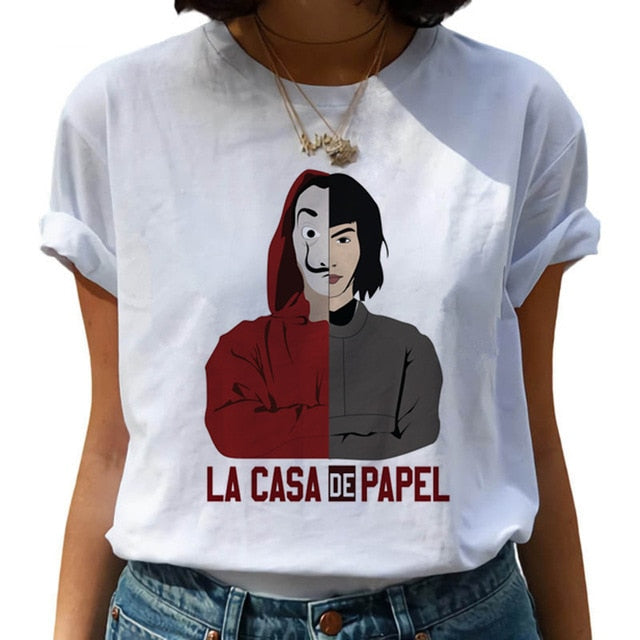 New Money Heist Harajuku T Shirts
