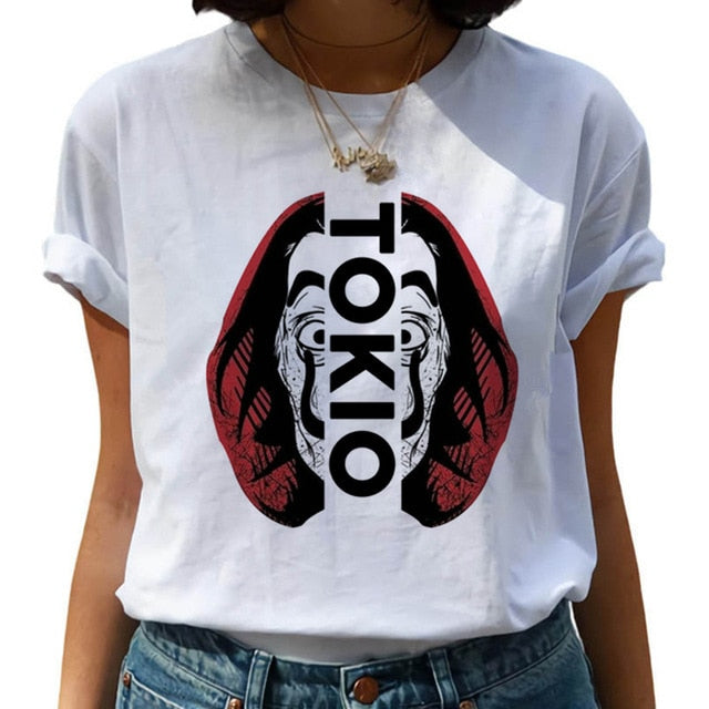 New Money Heist Harajuku T Shirts