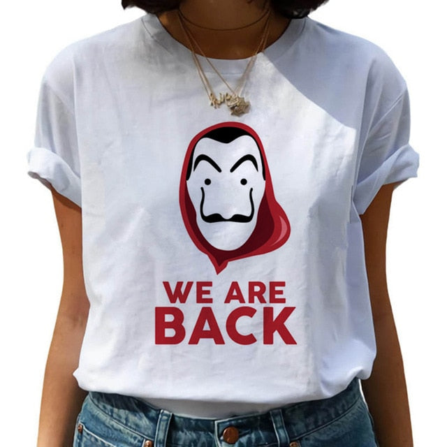 New Money Heist Harajuku T Shirts