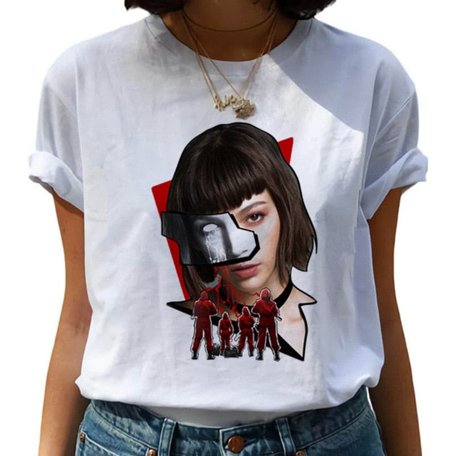 New Money Heist Harajuku T Shirts