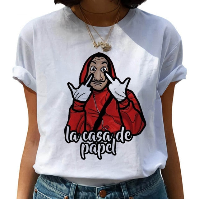 New Money Heist Harajuku T Shirts