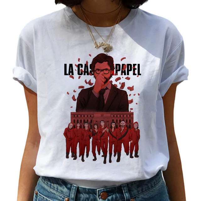 New Money Heist Harajuku T Shirts