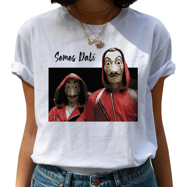 New Money Heist Harajuku T Shirts