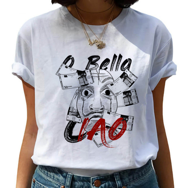 New Money Heist Harajuku T Shirts