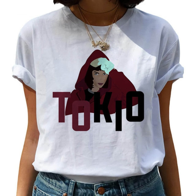 New Money Heist Harajuku T Shirts