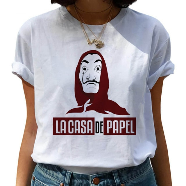 New Money Heist Harajuku T Shirts