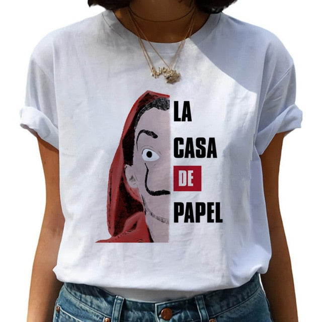 New Money Heist Harajuku T Shirts