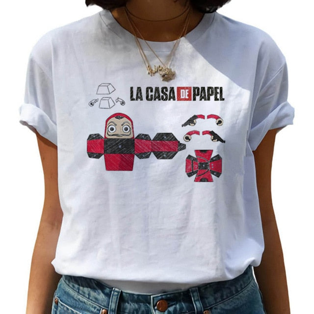New Money Heist Harajuku T Shirts