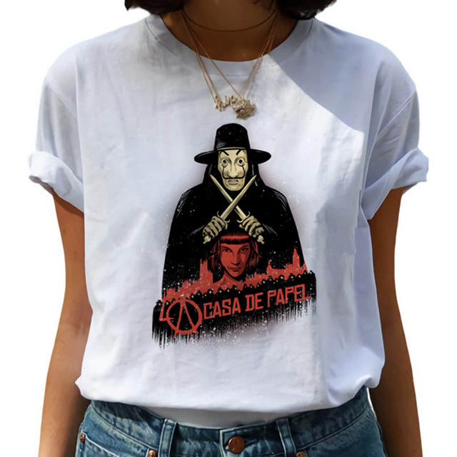 New Money Heist Harajuku T Shirts