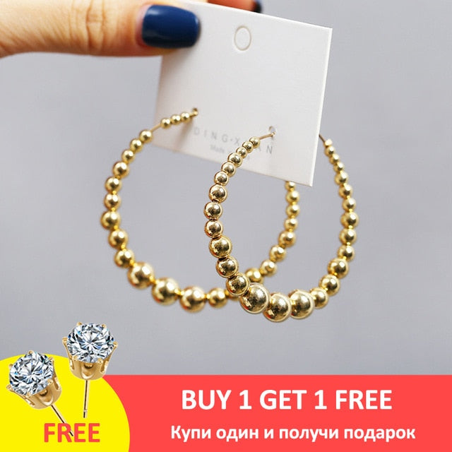 Hoops Statement Earrings for Women Party Jewelry