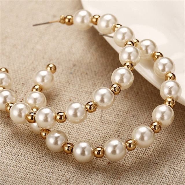 Hoops Statement Earrings for Women Party Jewelry