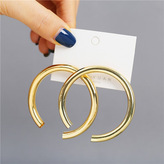Hoops Statement Earrings for Women Party Jewelry