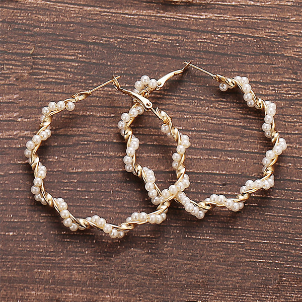 Hoops Statement Earrings for Women Party Jewelry