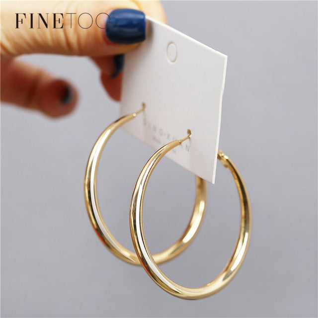Hoops Statement Earrings for Women Party Jewelry