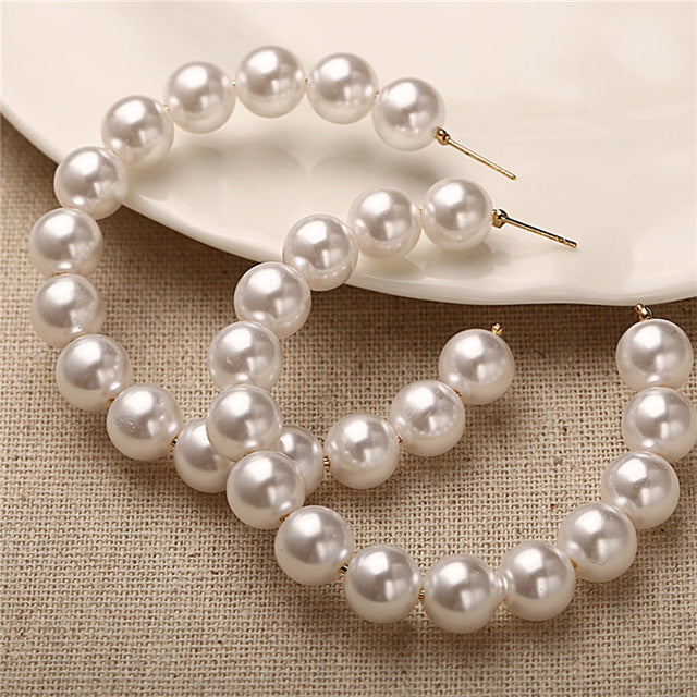 Hoops Statement Earrings for Women Party Jewelry