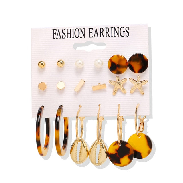 Hoops Statement Earrings for Women Party Jewelry