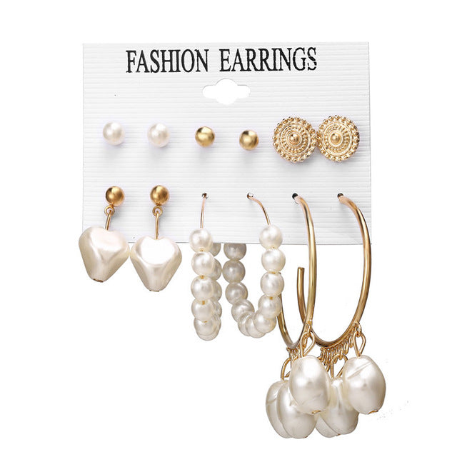 Hoops Statement Earrings for Women Party Jewelry