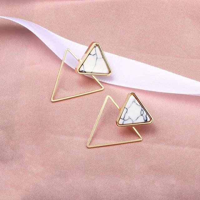 X&P New Fashion Round Dangle Drop Korean Earrings