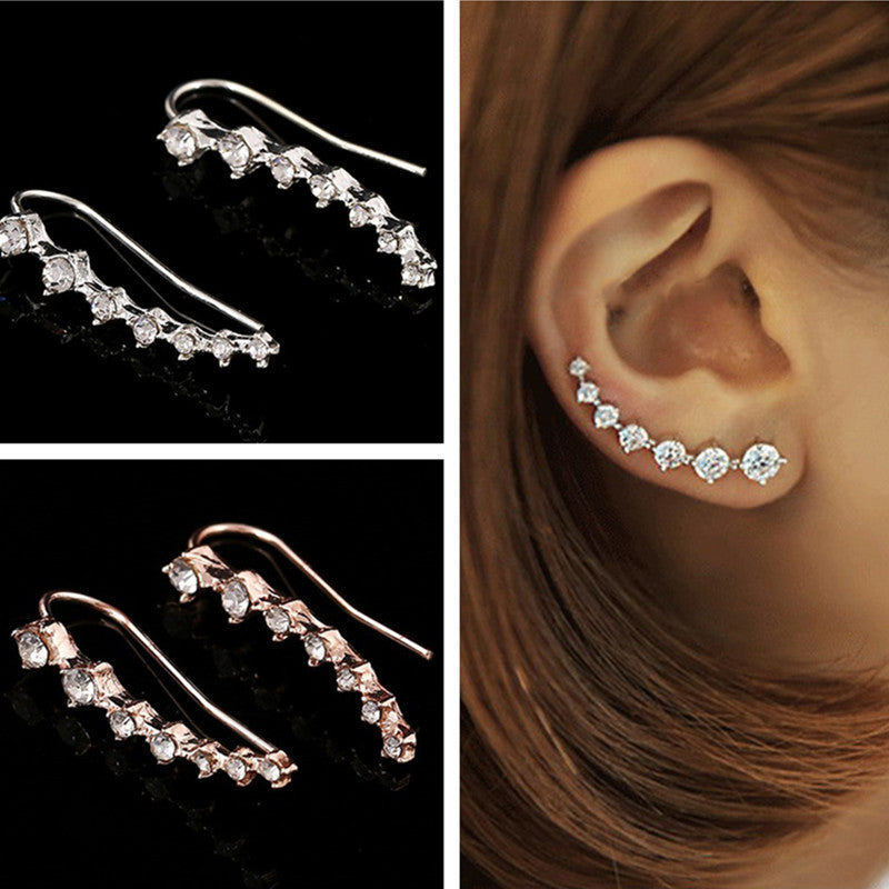 2019 New Alloy Rhinestone Earrings Bohemian Style