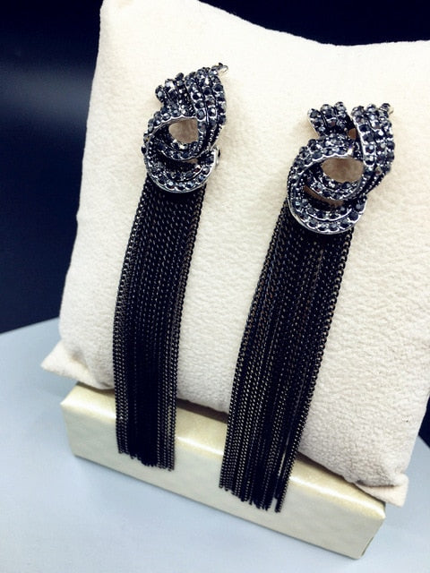 clearance 1 Mori temperament personality hopp rhinestone pearl sparkling Earrings  big women ear decoration