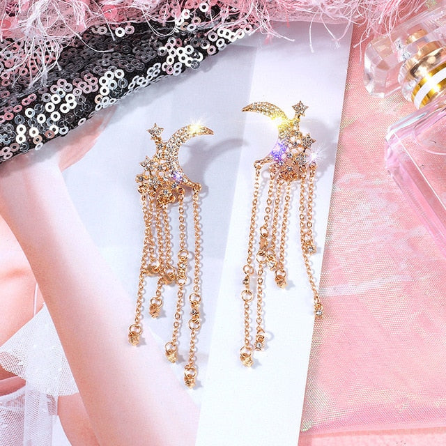 clearance 1 Mori temperament personality hopp rhinestone pearl sparkling Earrings  big women ear decoration
